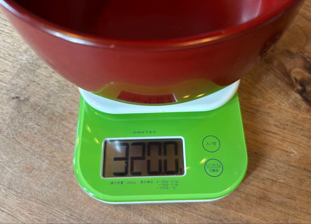 深みのある赤色　手塗り漆器汁椀　大きめ2個セット