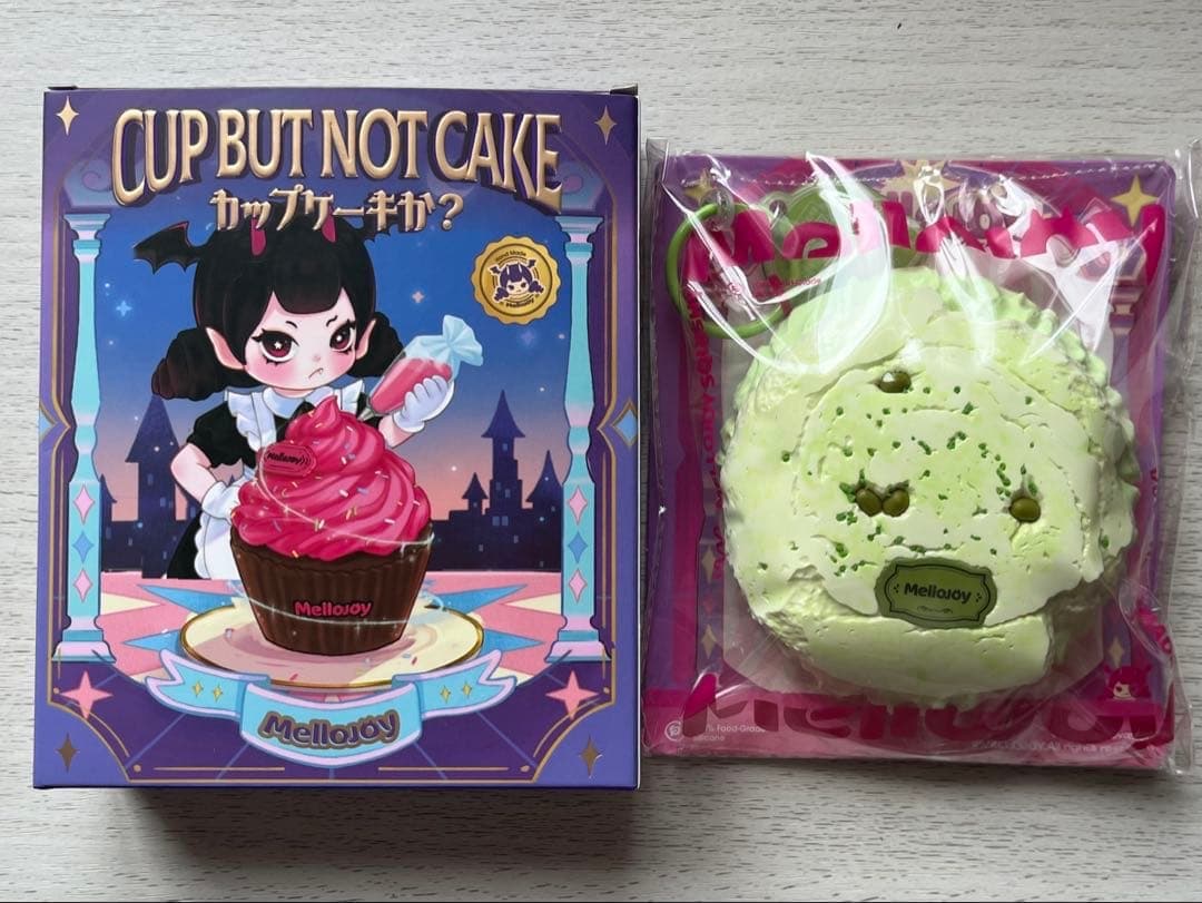 mellojoyメロジョイ　カップケーキか？　グリーンティーフォーム　スクイーズ