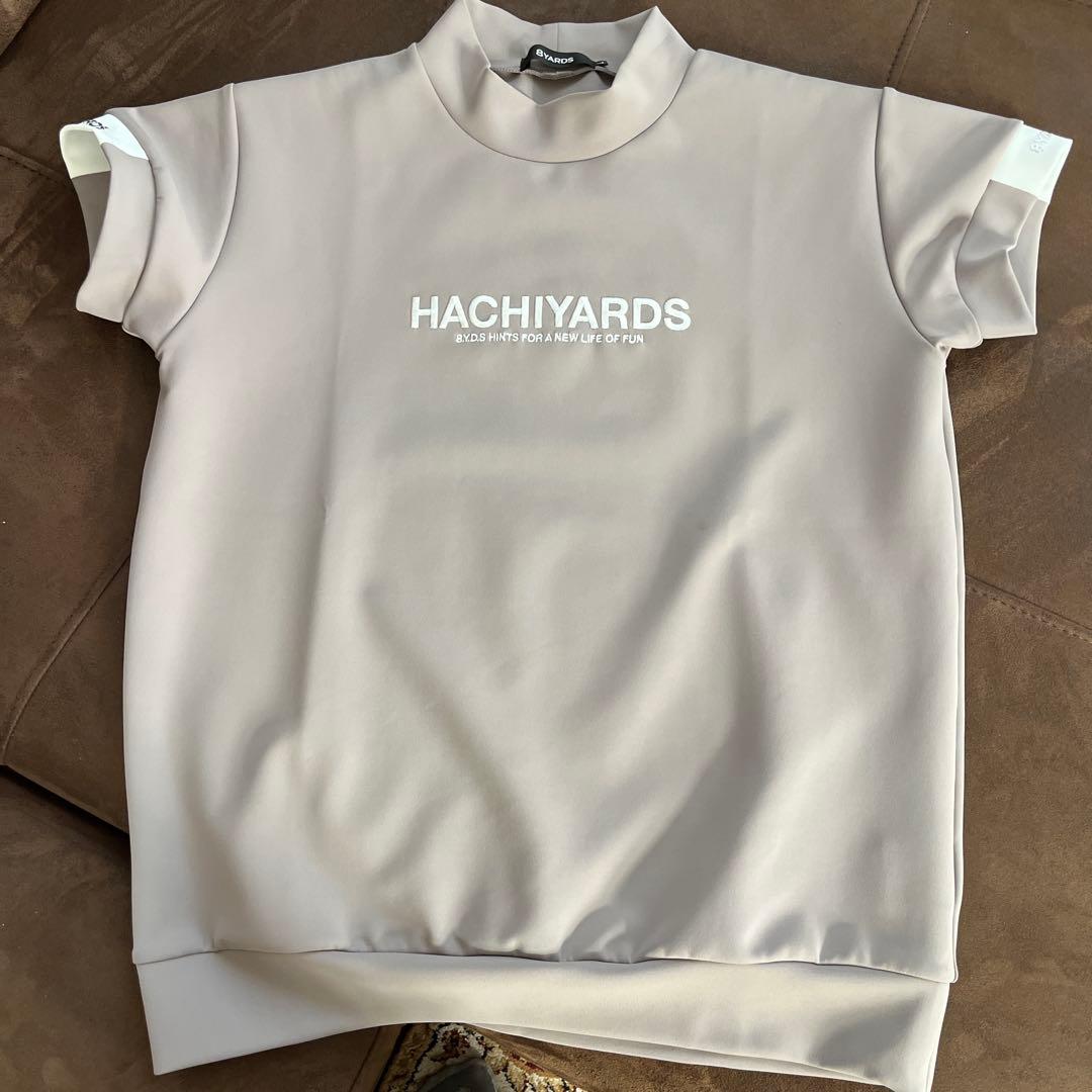 8YARDS ハチヤーズ　モックネック　Tシャツ　レディース　L モカ
