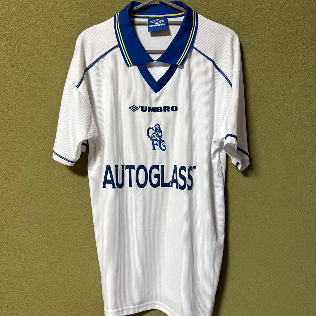 UMBRO Chelsea FC 98-00ユニフォームAUTOGLASS 白