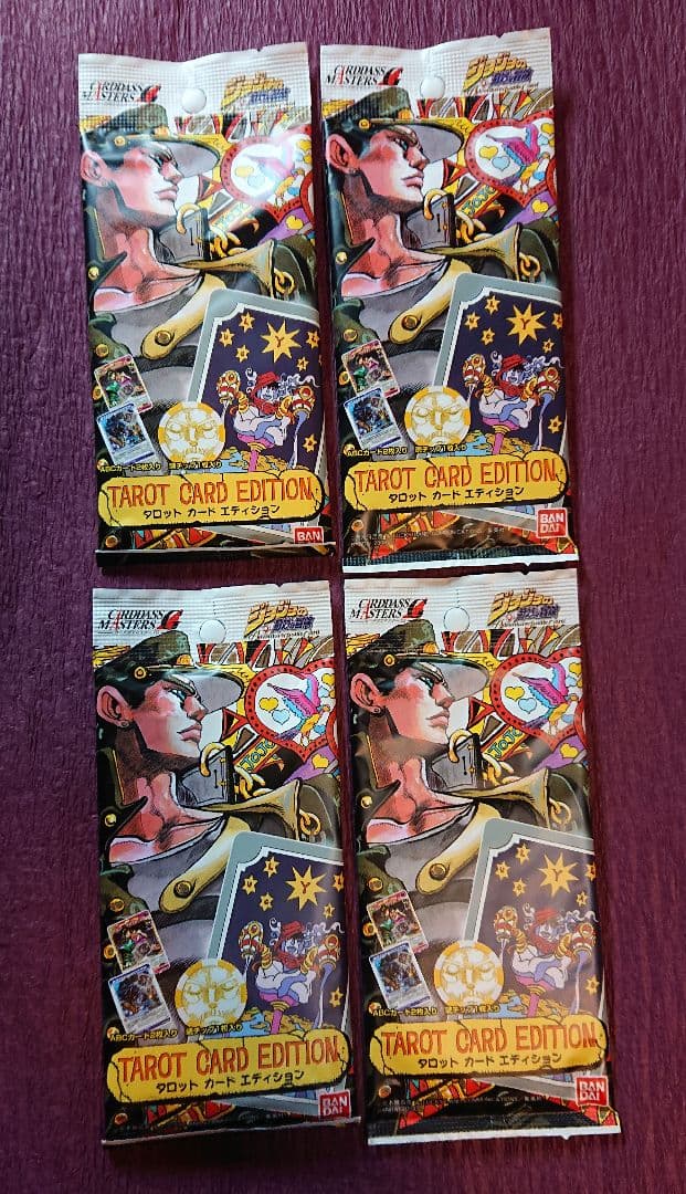 4パック ジョジョの奇妙な冒険 ABCカード タロットカードエディション 未開封