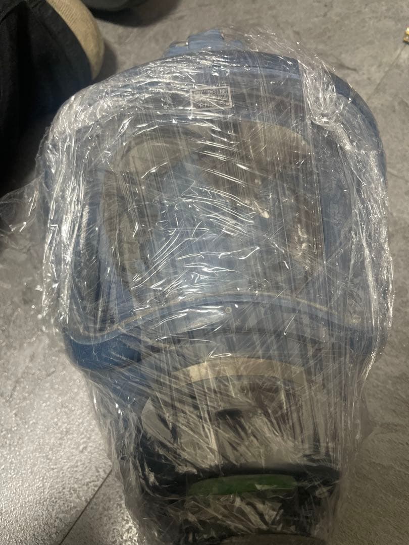 青いフルフェイス防塵マスク