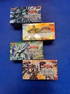 遊戯王★韓国版★プレミアムボックスVol.1.2.3.4★未開封★合計80P★