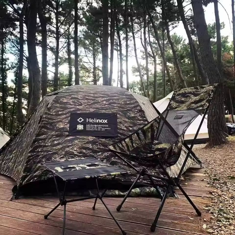 z*o様 Helinox × NEIGHBORHOOD E-BASE タイガーカ