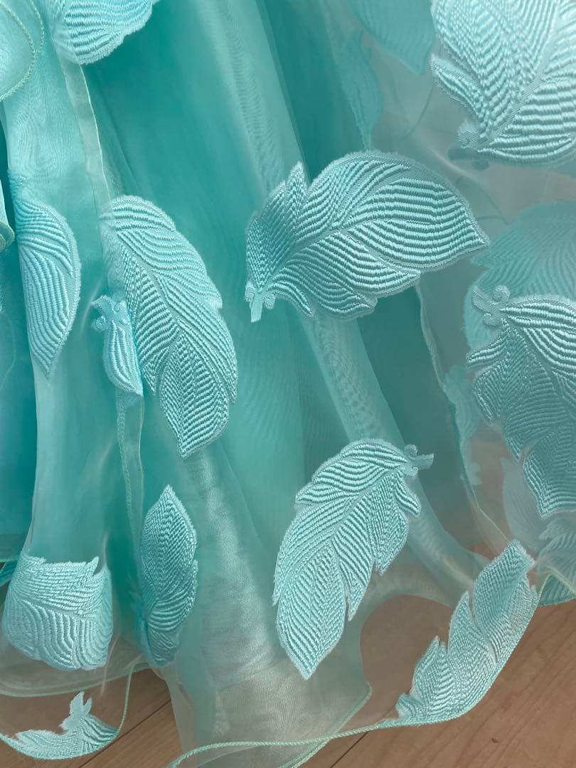 社交ダンス　スタンダードドレス⭐️ミントグリーンドレス