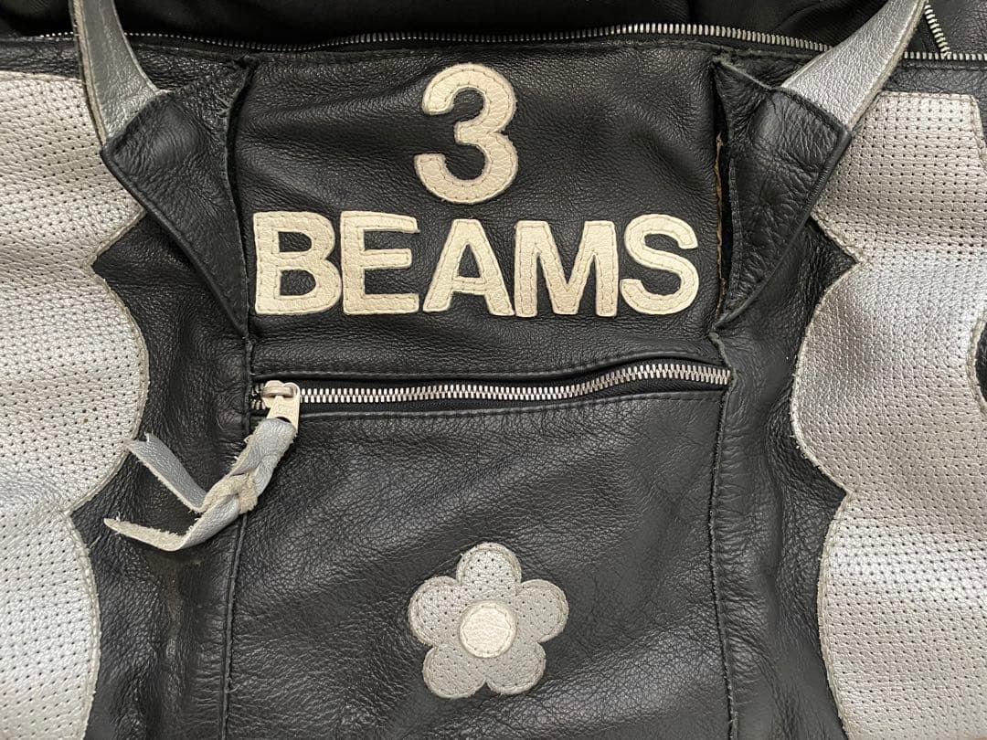 美品、別注、限定！BEAMSビームス限定コラボ　オールレザーボストンバック