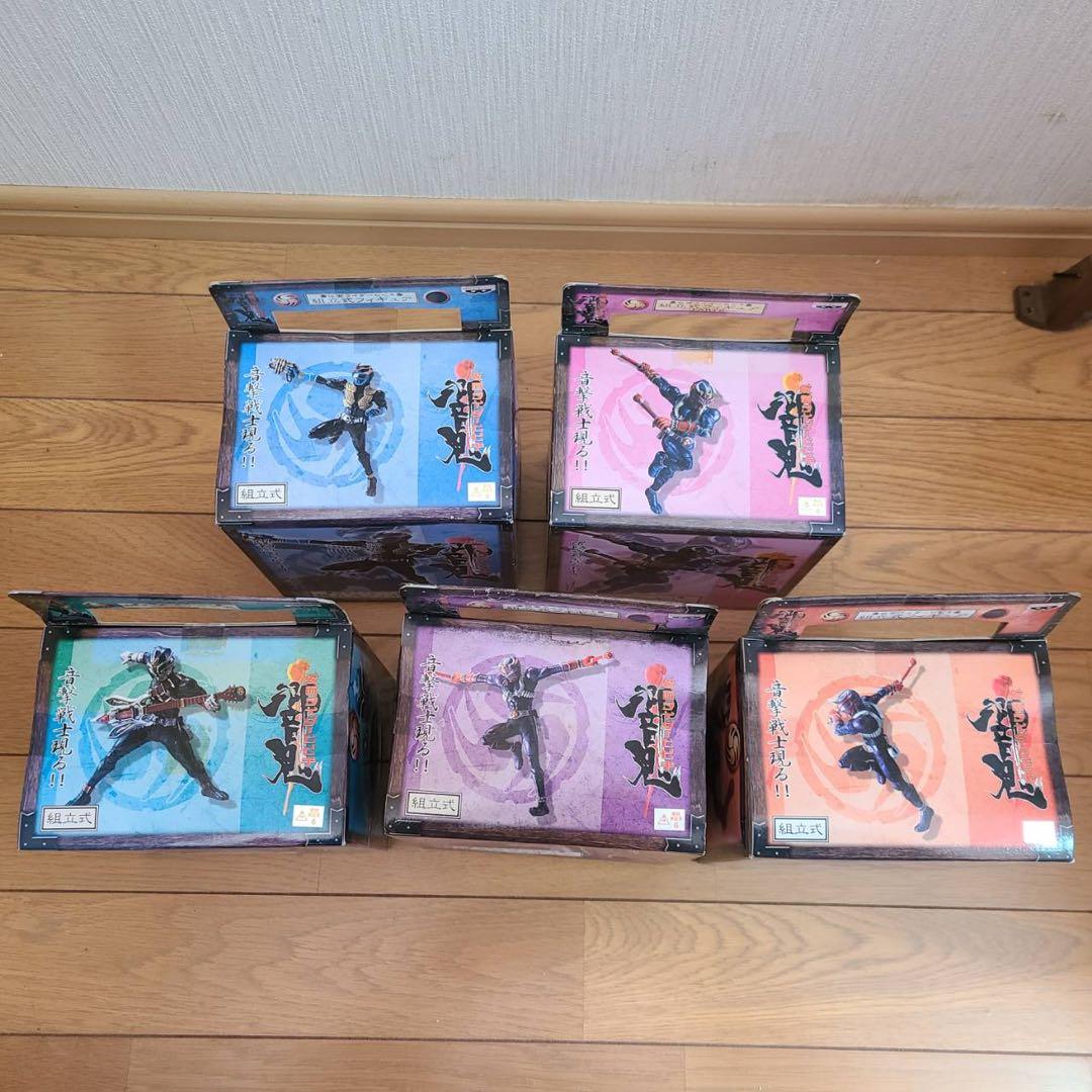 仮面ライダー響鬼組立式フィギュアまとめ売り