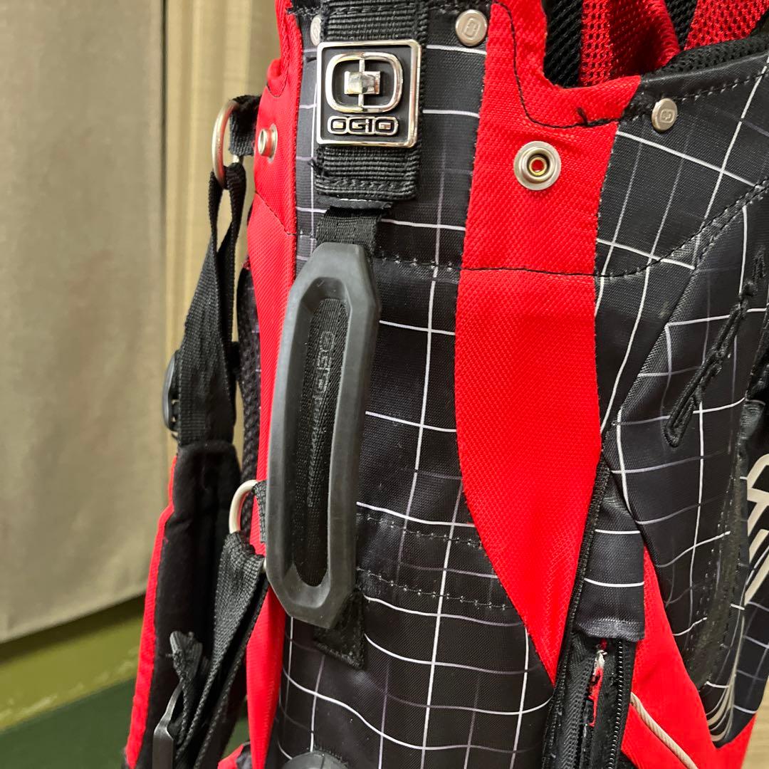 OGIO ゴルフバッグ・キャディバッグ 黒/赤