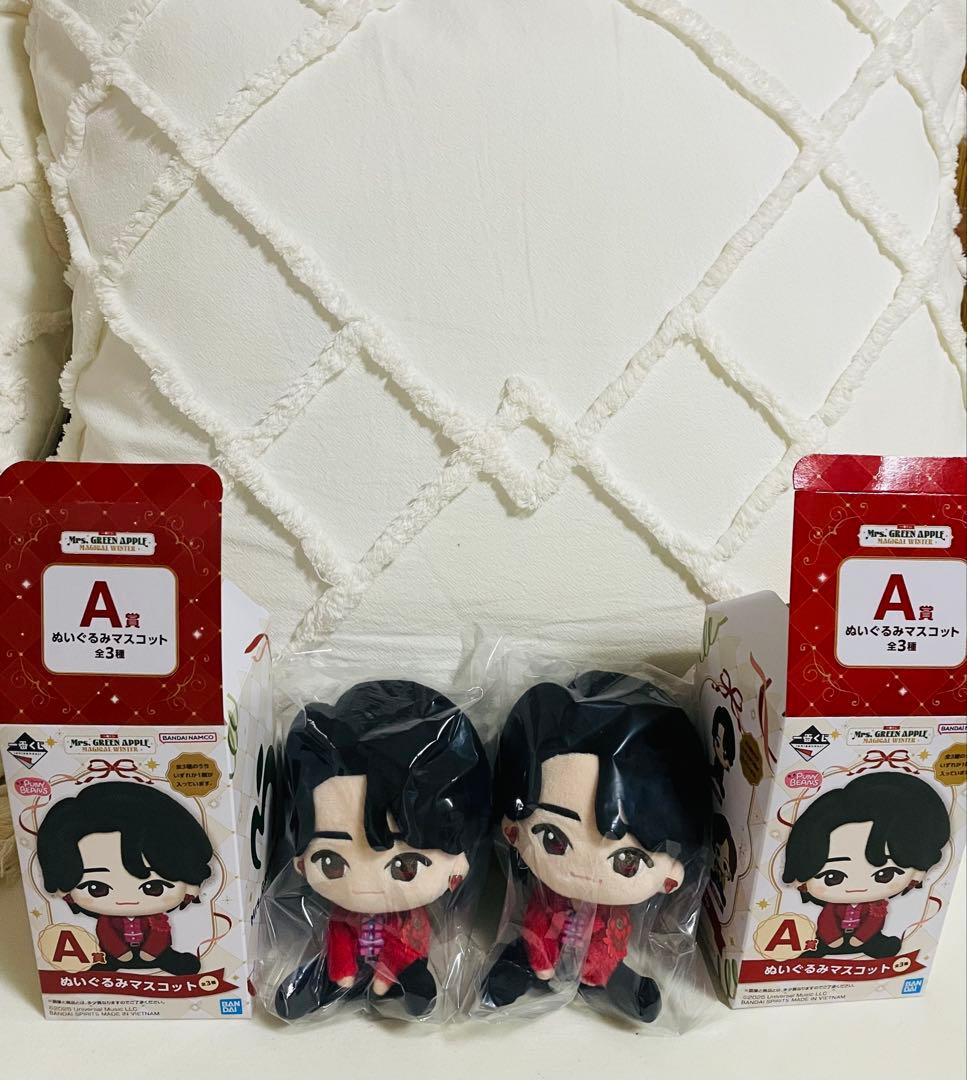 Mrs. GREEN APPLE 一番くじ A賞：大森元貴×2 G賞タオル×1