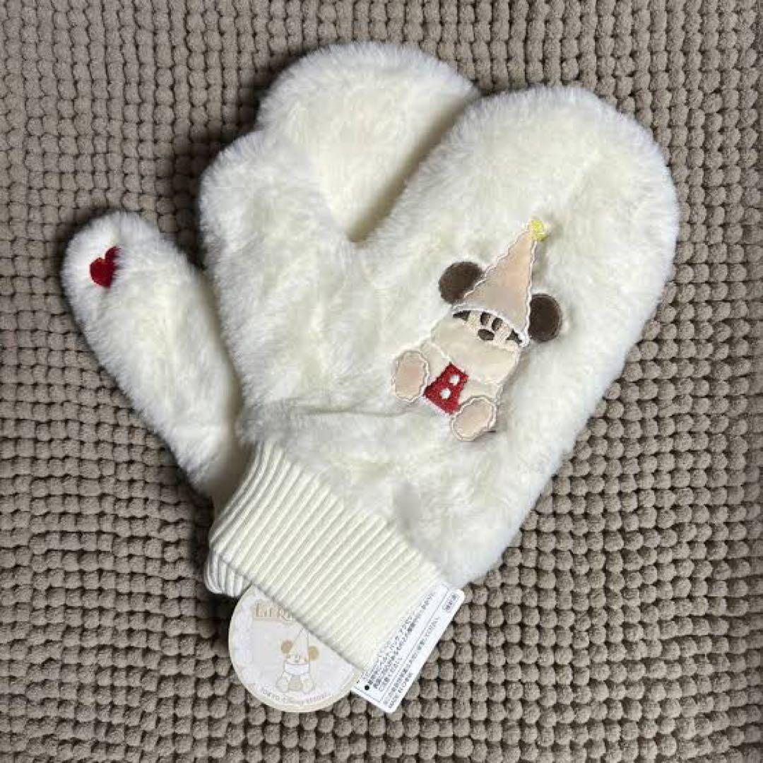 グッズ　ミッキー　リルリンリン　クリスマス　ミトン　手袋　マフラー　ディズニー
