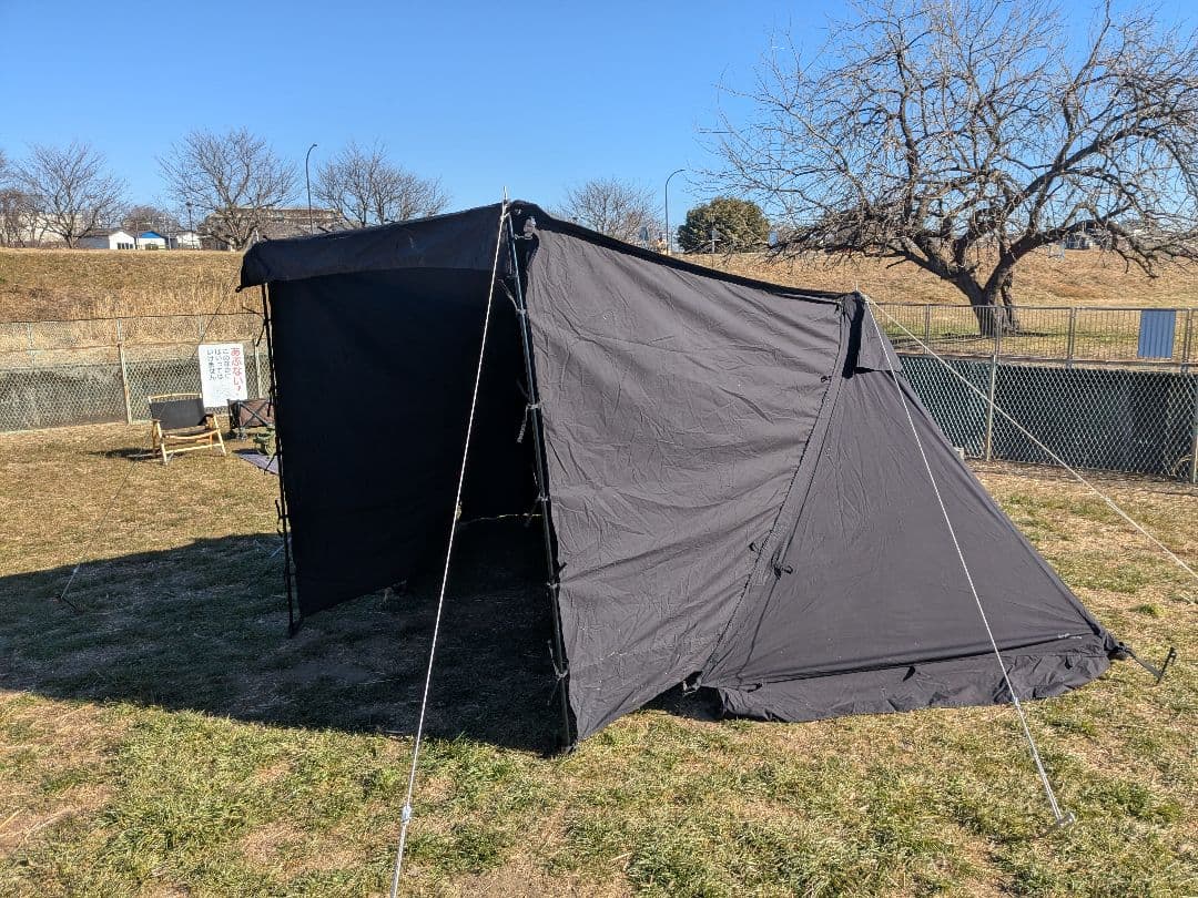 FUTURE FOX　FOX BASE EVO+前幕付き　ブラック　パップテント