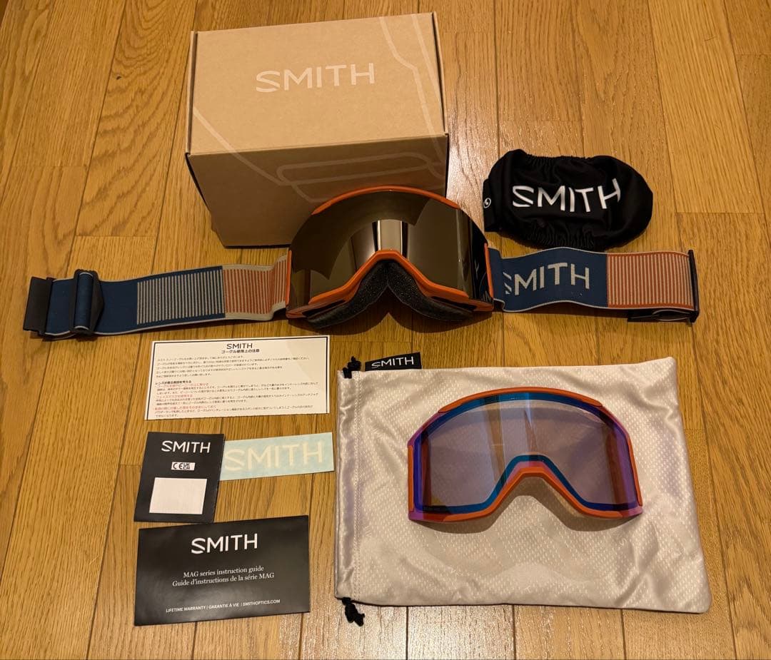 未使用　SMITH スミス SQUAD MAG スキー　スノーボード　ゴーグル