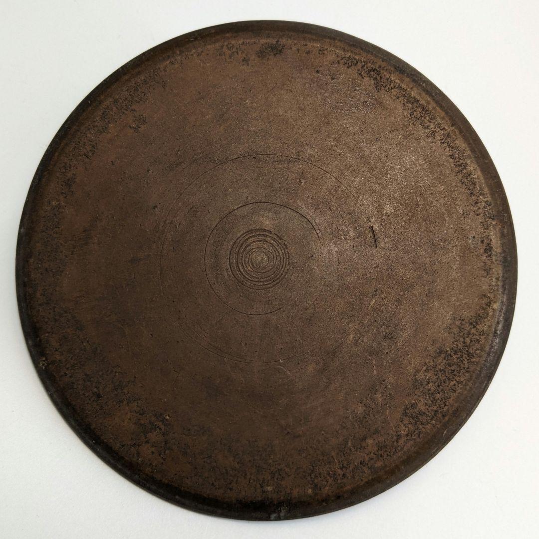 古い備前焼の水指 合箱 茶道具 茶器 抹茶 水差 食器 容器 花器 花瓶 花入