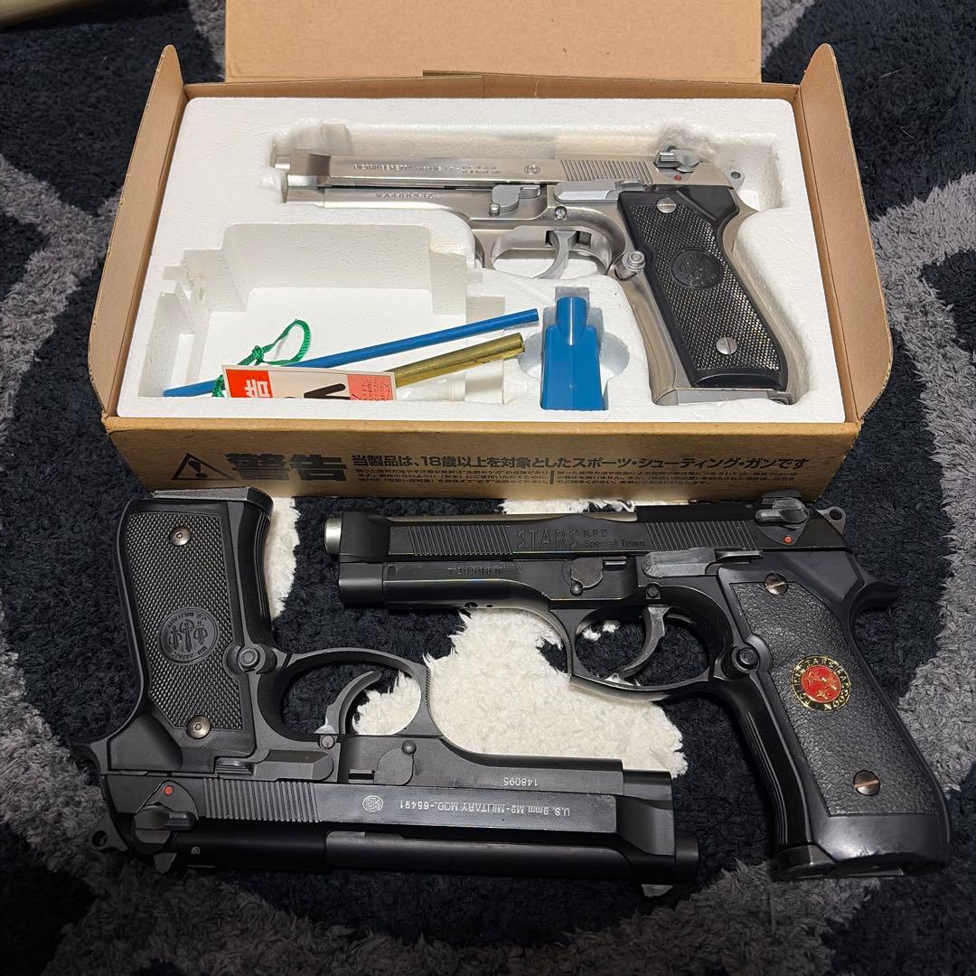 M9A1 ガスガン シルバー ブラック バリーバートンモデル