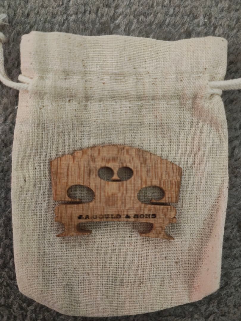 JohnAlfredGould＆SONSバイオリン駒ガルネリ・デル・ヘス使用