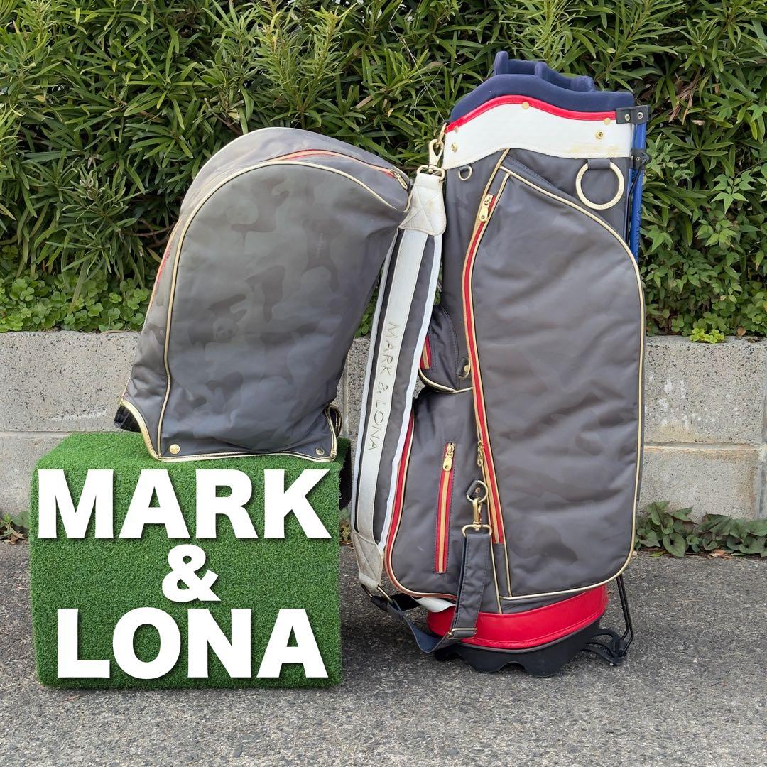 マークアンドロナ キャディバッグ 9型 マーク＆ロナ トリコ 迷彩 スタンド