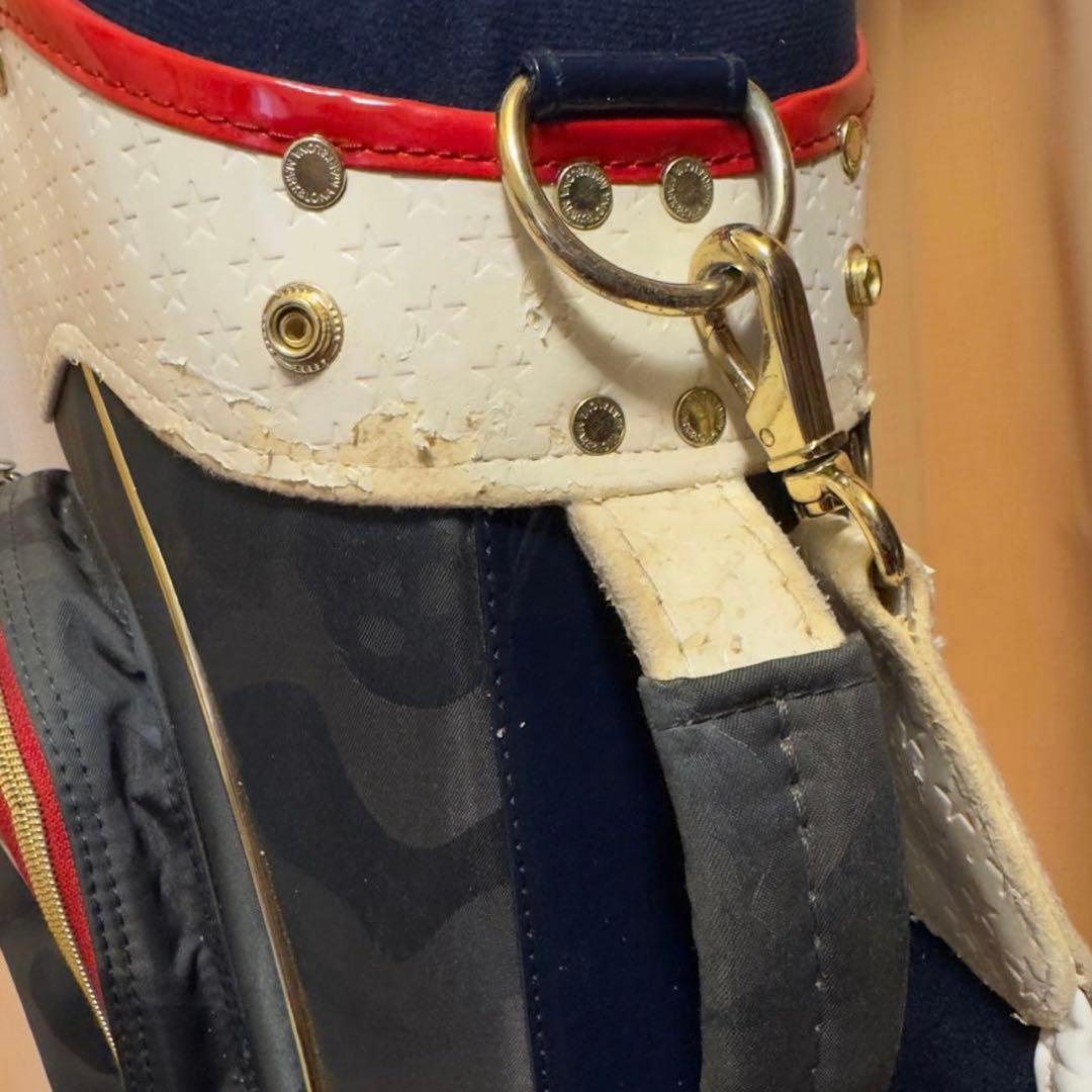 マークアンドロナ キャディバッグ 9型 マーク＆ロナ トリコ 迷彩 スタンド