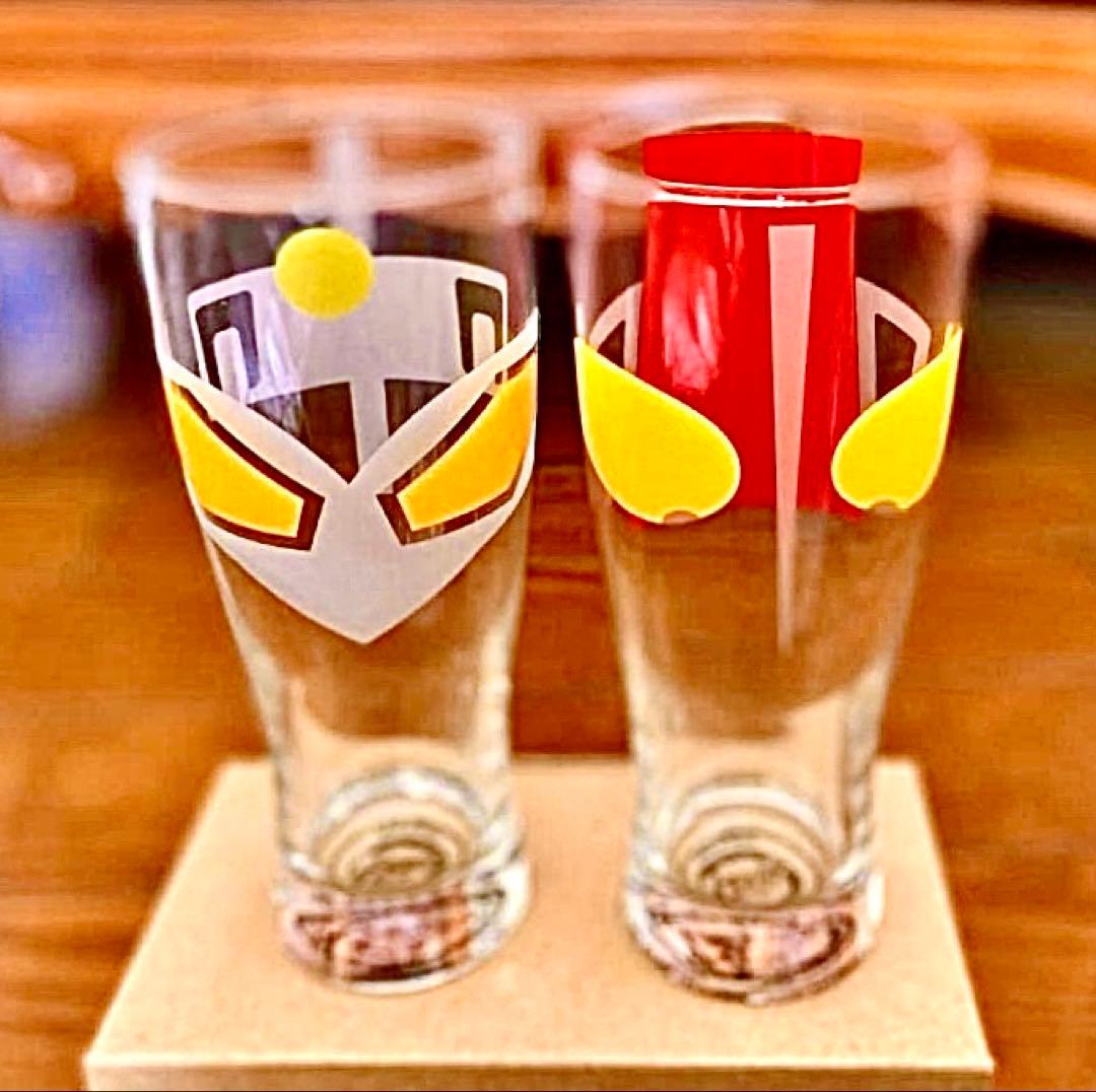 ★激レア！★ 新品未使用！ウルトラマン＆ウルトラセブン　グラス２個セット