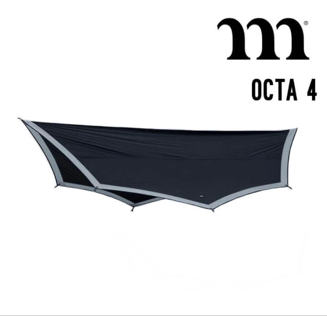 ムラコ　OCTA 4 タープ ブラック