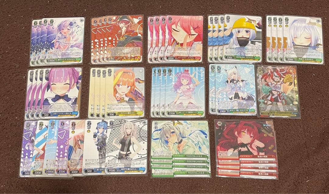 ヴァイスシュヴァルツ　ホロライブ　デッキ　サイン　かなたマリン　かなマリ