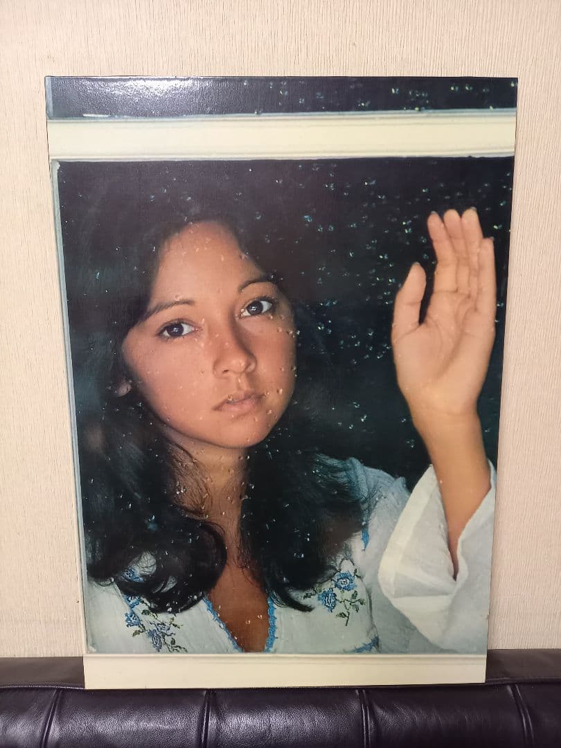 希少　当時物　アグネス　ラム　フォトグラフ　パネル　ポスター　木製　フレーム