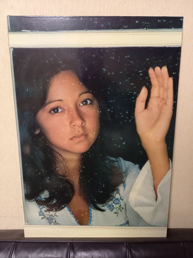 希少　当時物　アグネス　ラム　フォトグラフ　パネル　ポスター　木製　フレーム