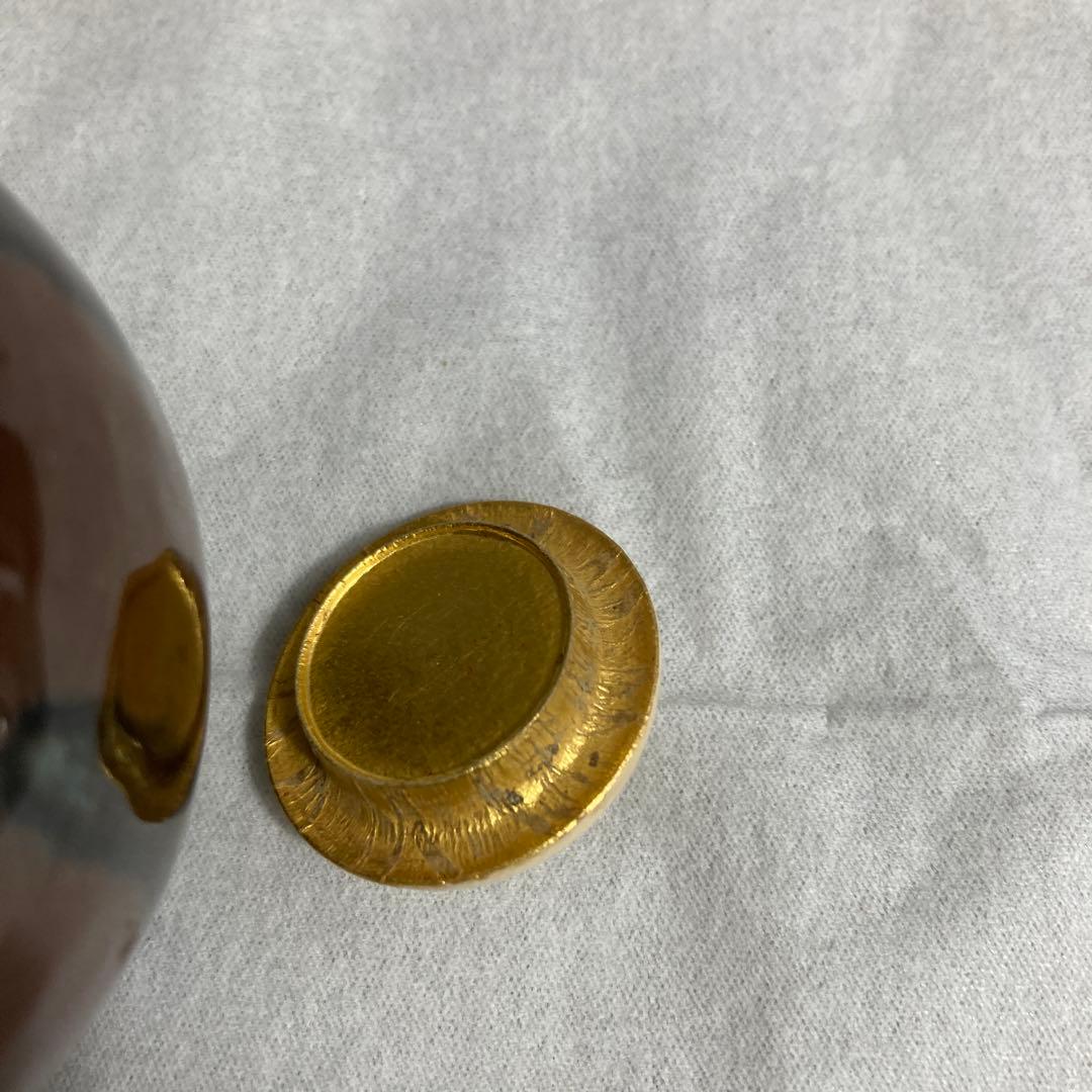 茶道具　茶入　大名物　珠光文琳写　松本鉄山　造　共箱　S262CH