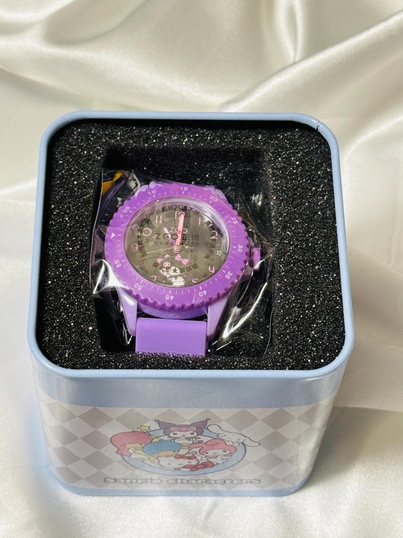 クロミちゃん アナログ パープル 腕時計 限定 海外 コラボ