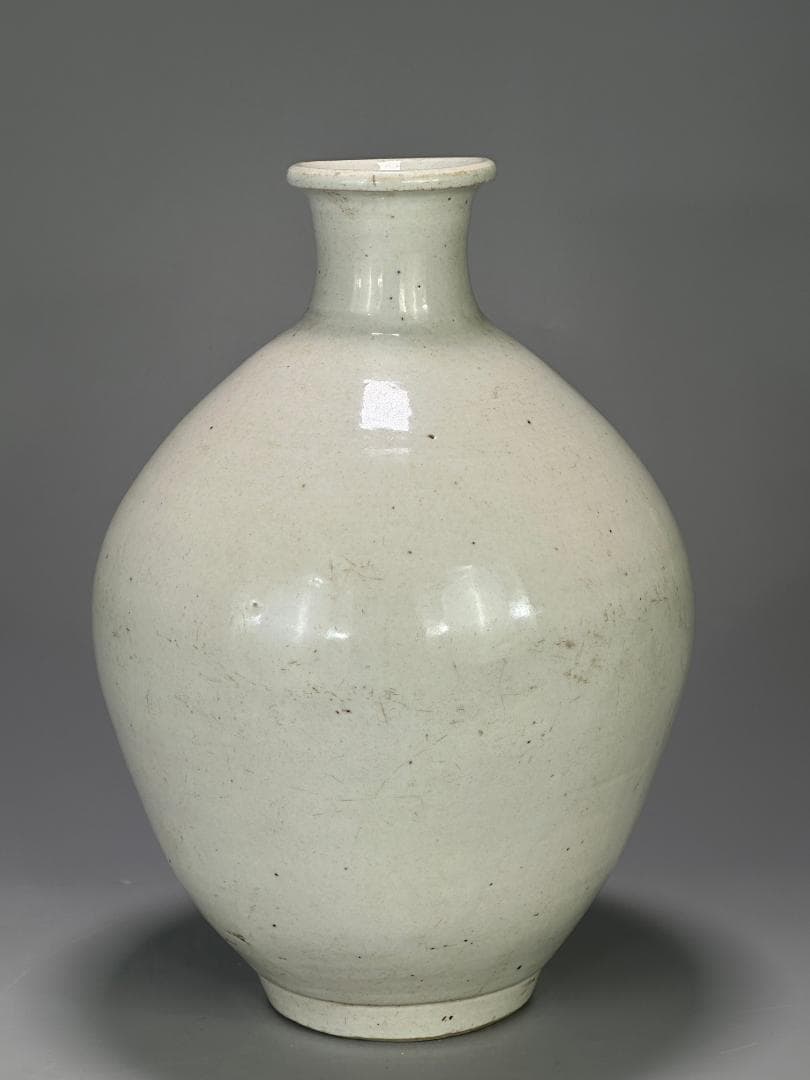 日本美術　白磁　伊万里　大徳利　花瓶　時代焼物