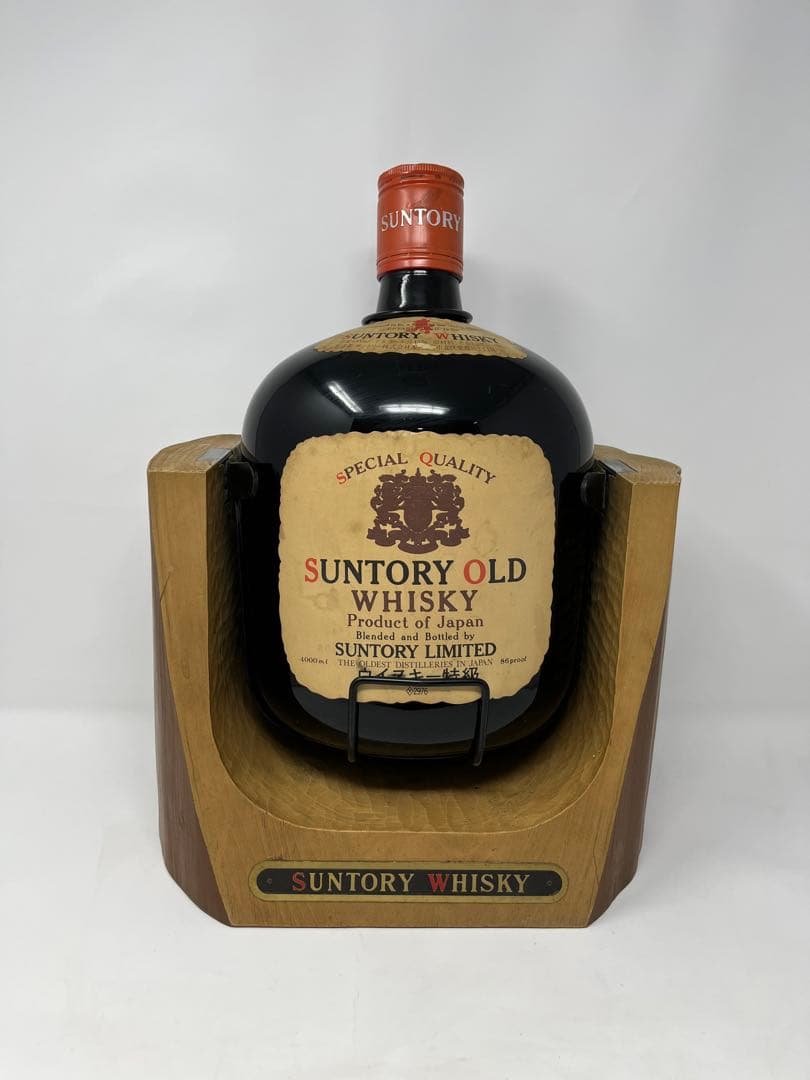 【限定品】サントリー オールド 4ℓ瓶 専用台座付き