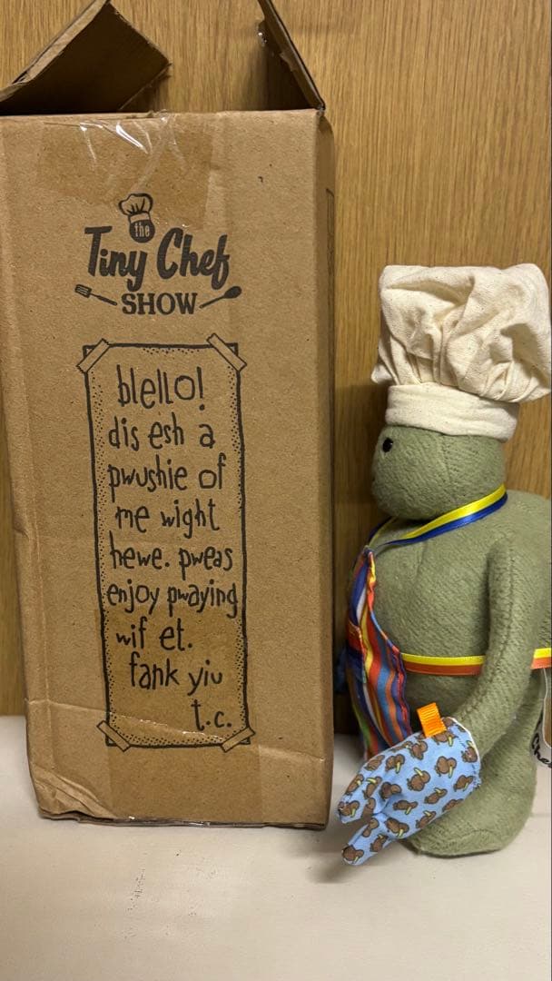 完売品‼️Tiny chef タイニーシェフ 手足が動く！セリフを話す！