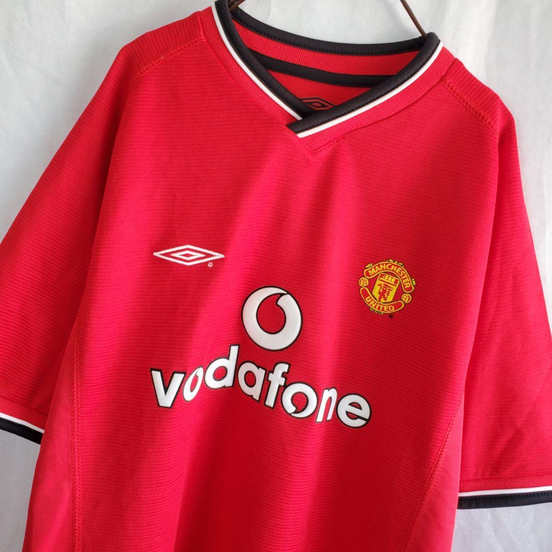 umbro ベッカム　マンチェスターユナイテッド ウェア　半袖 ユニフォーム