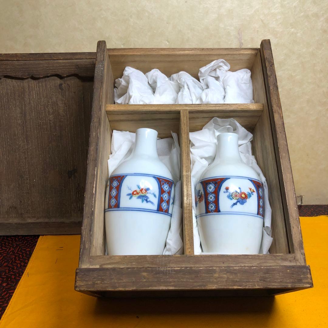 13代目柿右衛門　徳利セット