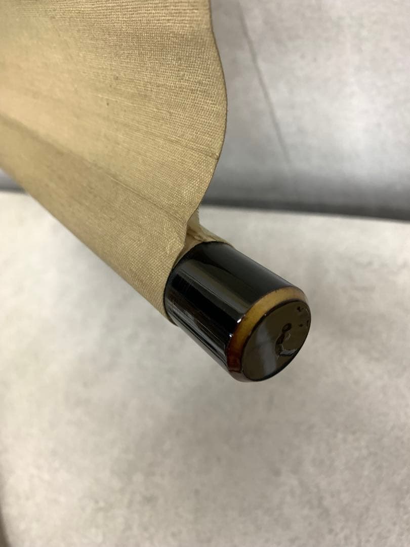 掛軸 山本梅逸 紙雛 木箱 画賛 レトロ 桃の節句 お雛様 雛人形 2-76