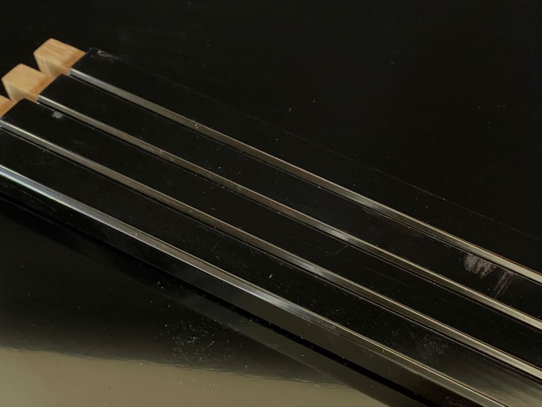 「祖」 真塗 台子 真台子 組立式 紙箱 茶道具 （123F⑤）