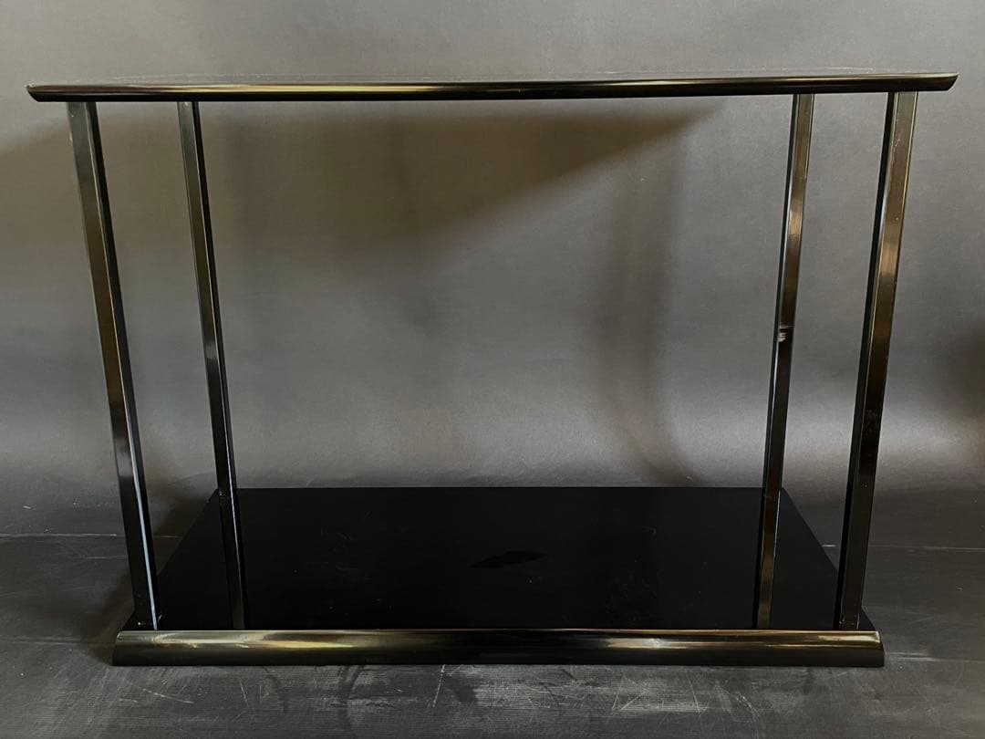 「祖」 真塗 台子 真台子 組立式 紙箱 茶道具 （123F⑤）