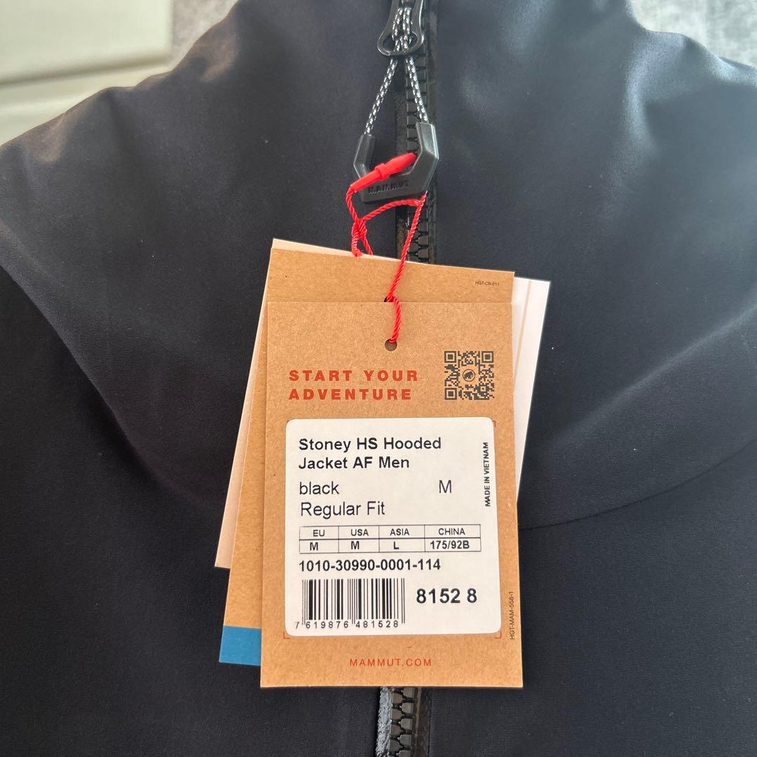 MAMMUT Stoney HS Hooded Jacket AF 黒