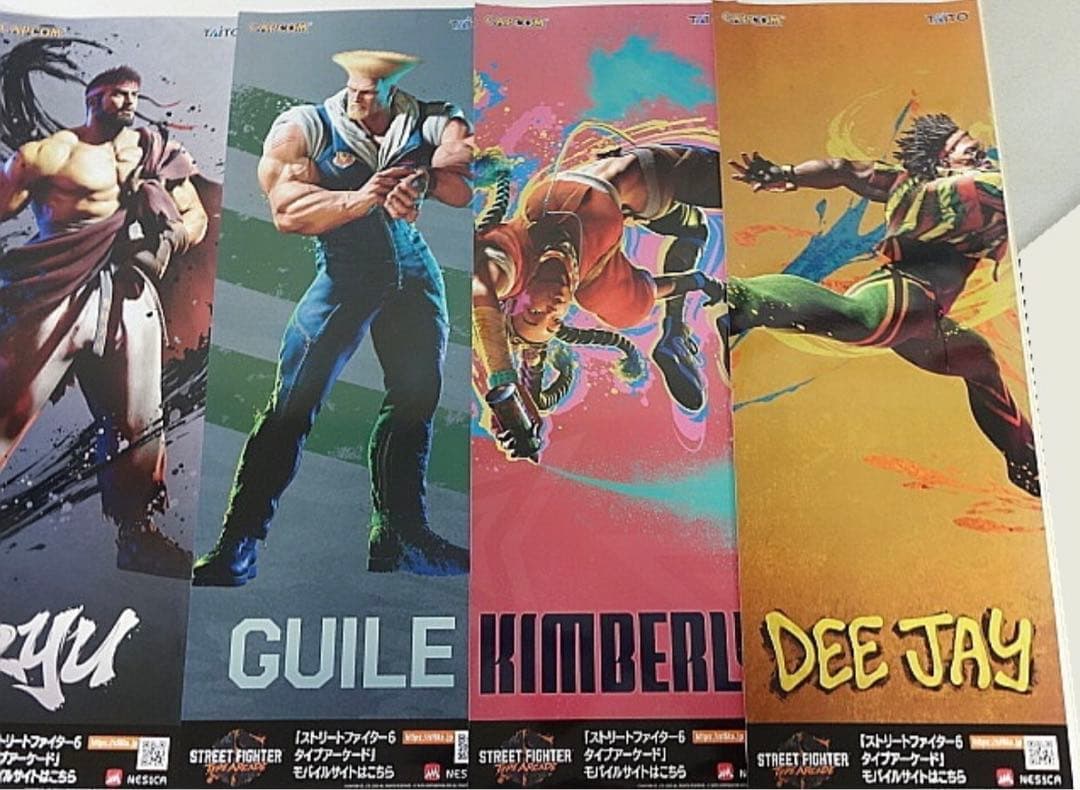 ストリートファイター 6 アーケード ポスター　バラ売り可