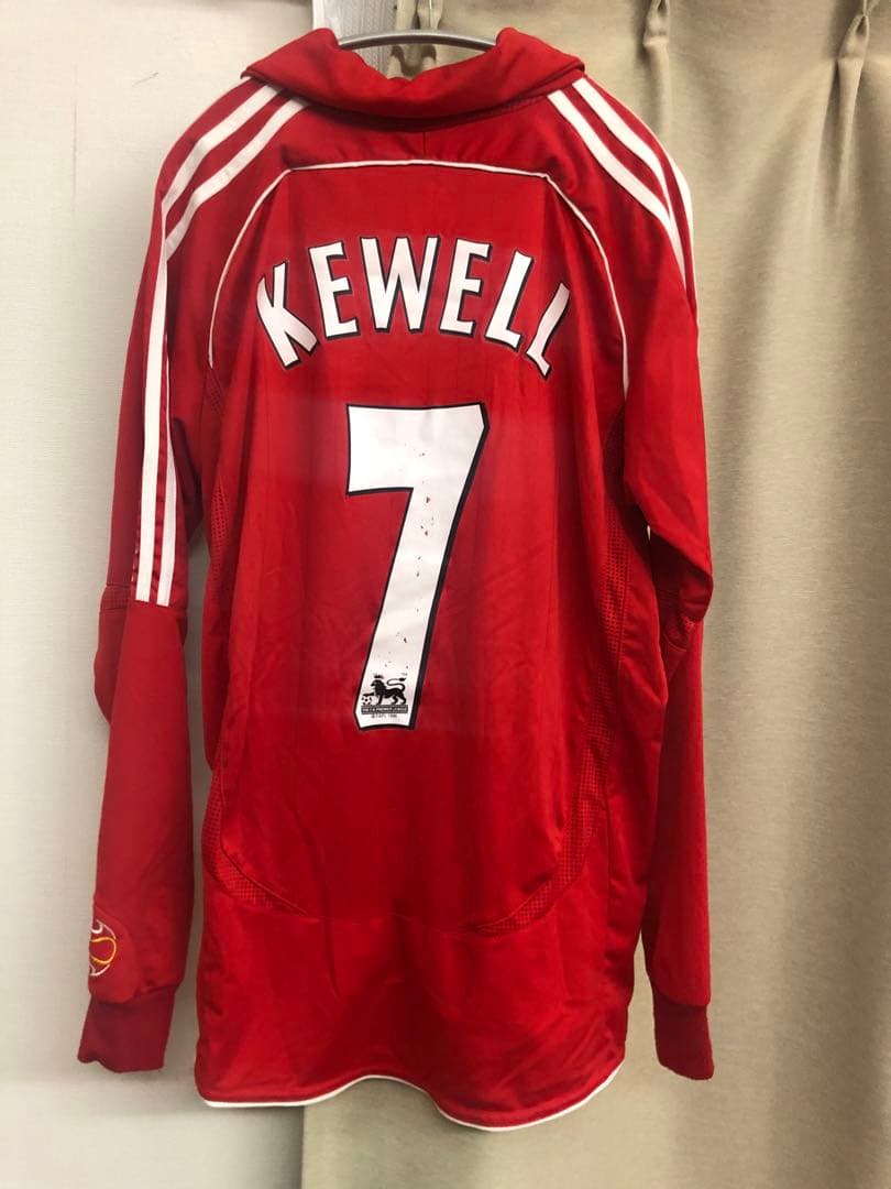 リバプール　ハリー　キューウェル　サッカーゲームユニフォーム　シャツ　長袖激レア