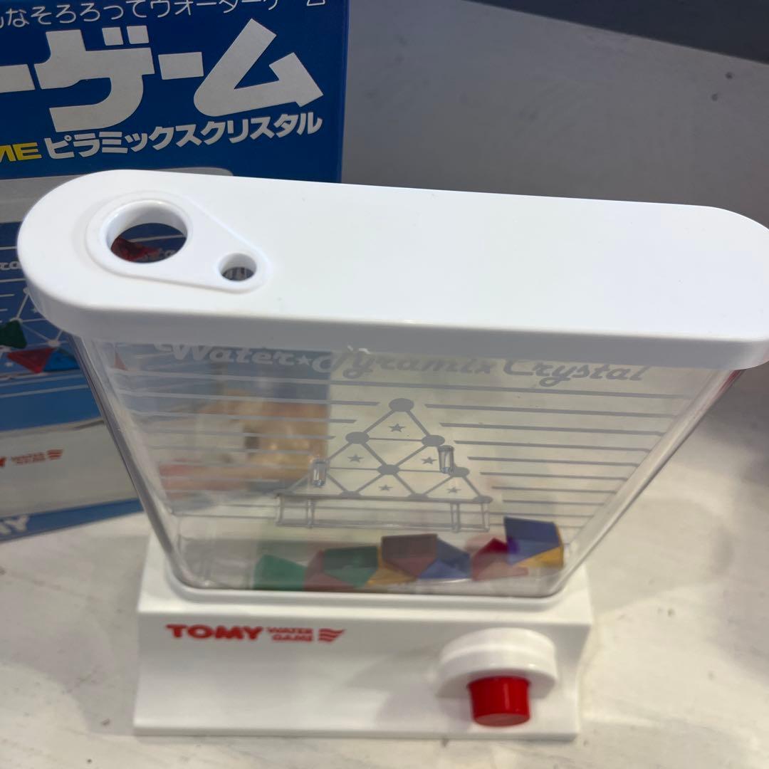 TOMY WATER GAME ウォーターゲーム 白 ピラミックスクリスタル