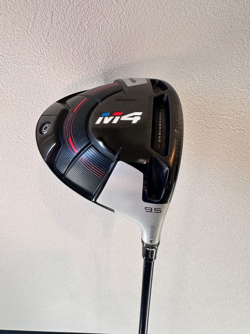 グリップ交換済 テーラーメイド M4 ドライバー 9.5度 シャフトS