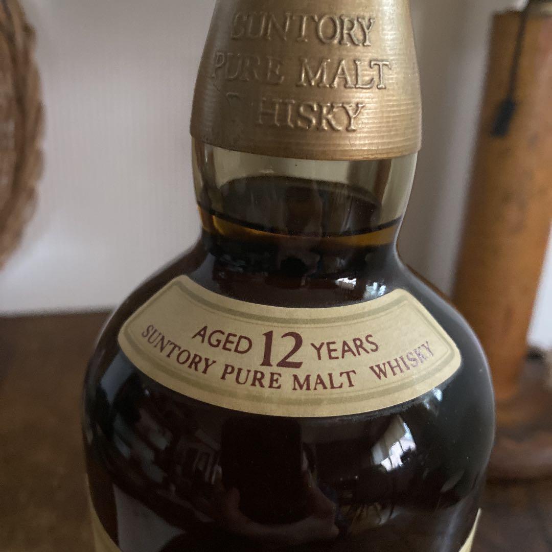 廃盤！古酒サントリー 山崎12年 ピュアモルト向獅子マーク