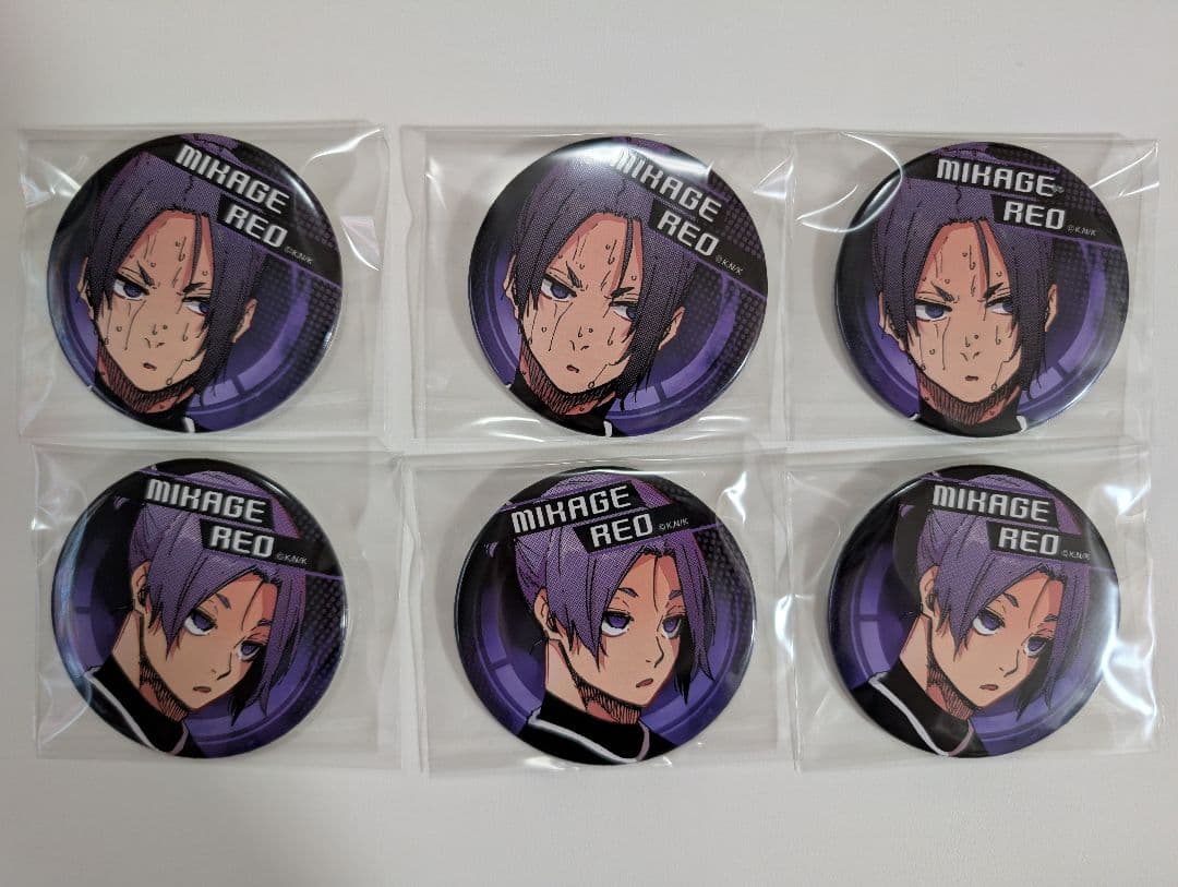 ブルーロック ガチャっと 缶バッジ 御影 玲王 缶バッジ 6点セット