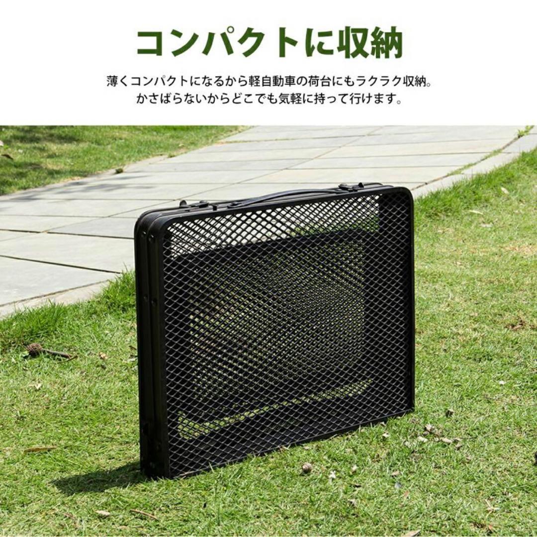 キャンプ テーブル 高さ調整 メッシュテーブル 折りたたみ コンパクト収納袋付