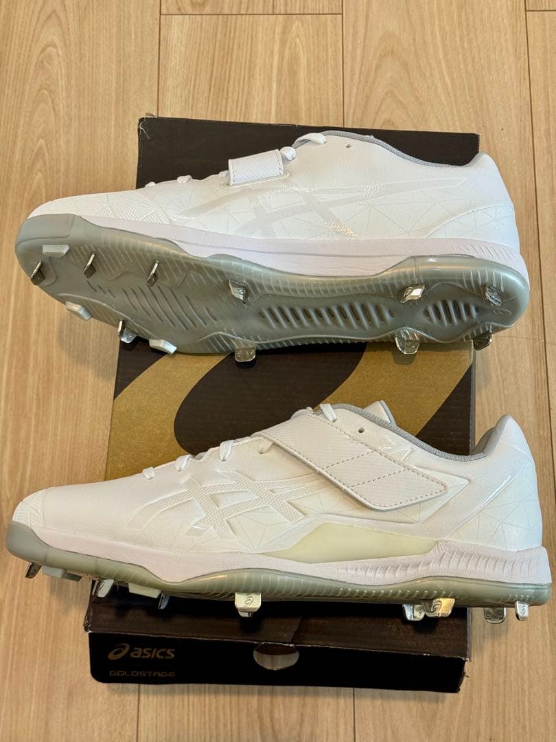 【新品未使用/希少】28cm (白)アシックス/GOLDSTAGE SETDO