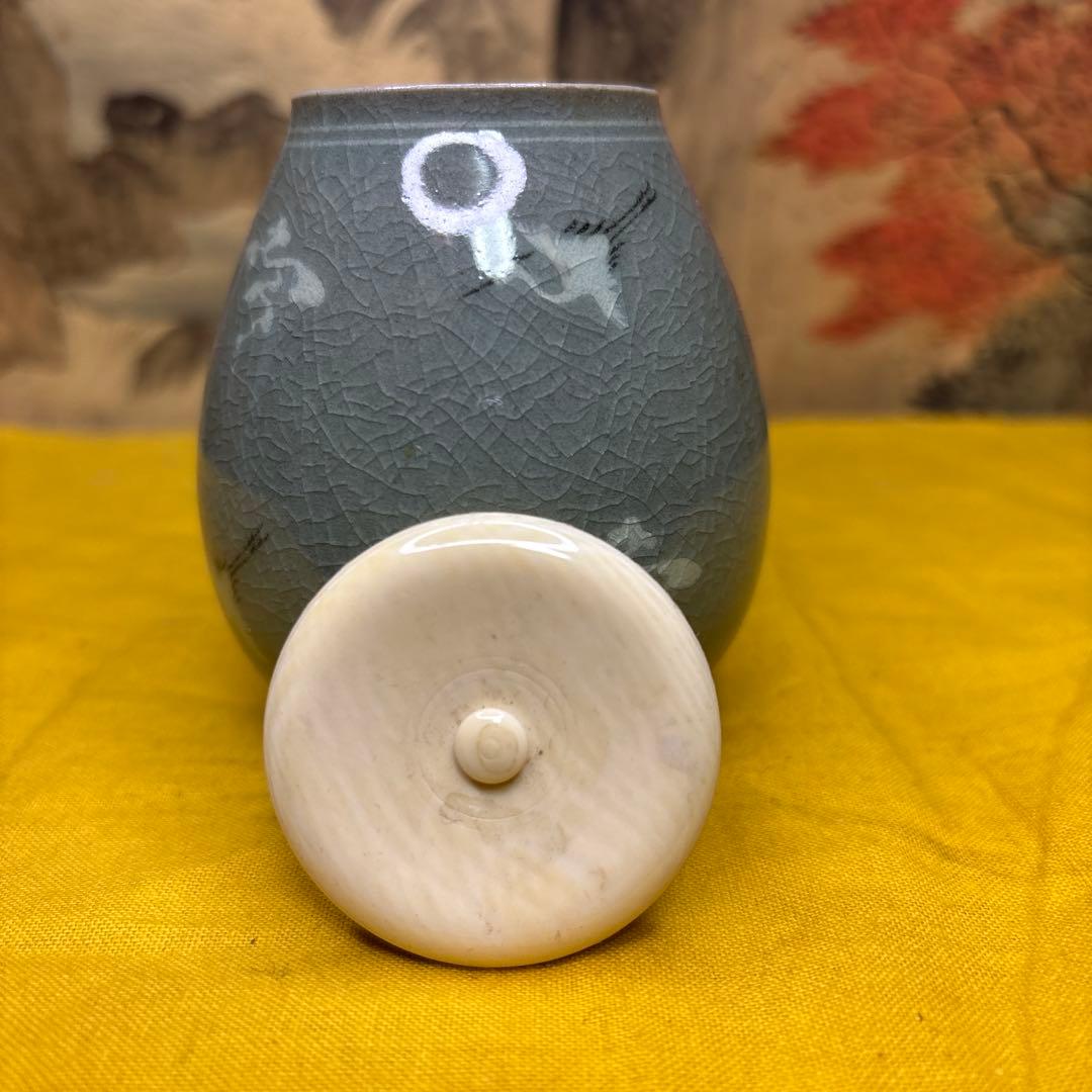 韓国人間国宝　柳海刚 鶴　祥雲　牙蓋　仕服