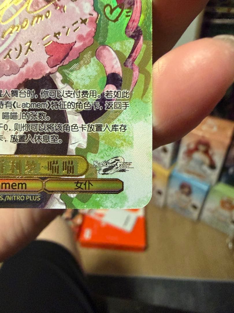 ヴァイス STEINS;GATE 中国版　秋葉瑠未穂サイン