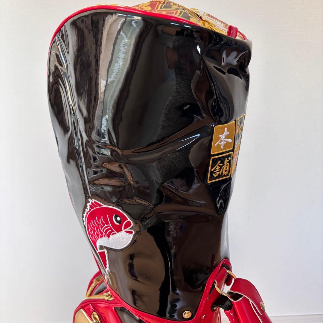 未使用に近いキャディーバッグ和柄本舗ゴルフバッグ七福神GOLF BAG入手困難