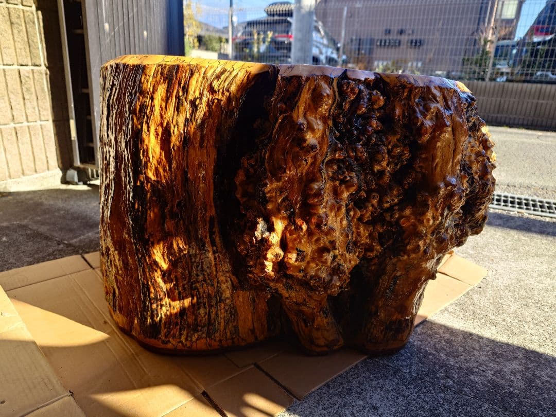 希少☆無垢材　火鉢