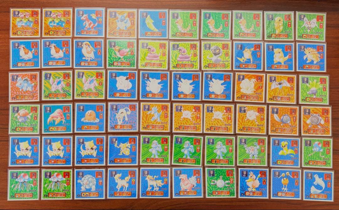 【希少】ポケモン 最強シール烈伝 アマダ 初期 102枚まとめ売り　ミュウツー